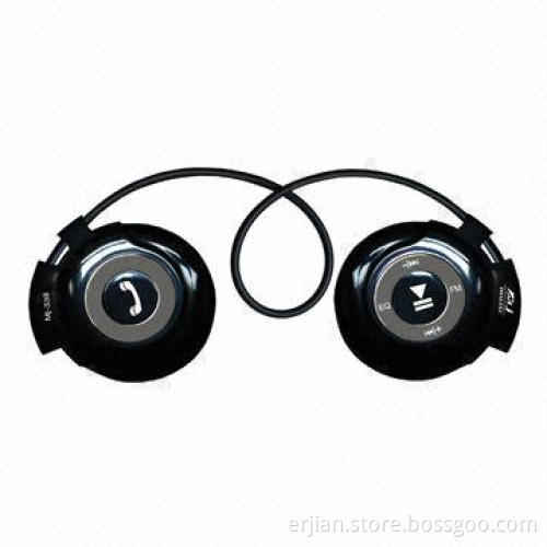 Wired Bluetooth Headset, Wireless Earphone/MP3/FM Radio, Built-in Microphone